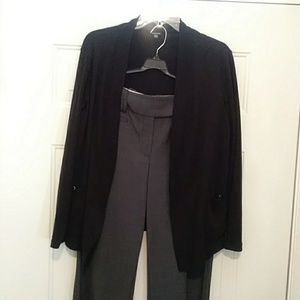Rafaella Cardigan &Worthington Stretch Dress Pants